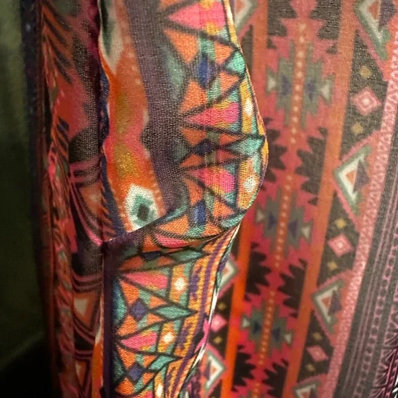 Sheer cowgirl fringe duster cardigan small/medium - Picture 7 of 7